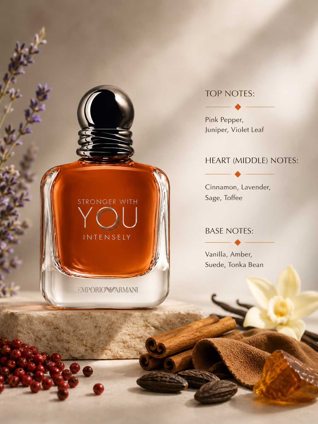 Armani Stronger With You Intensely 50ml EDP - Men
