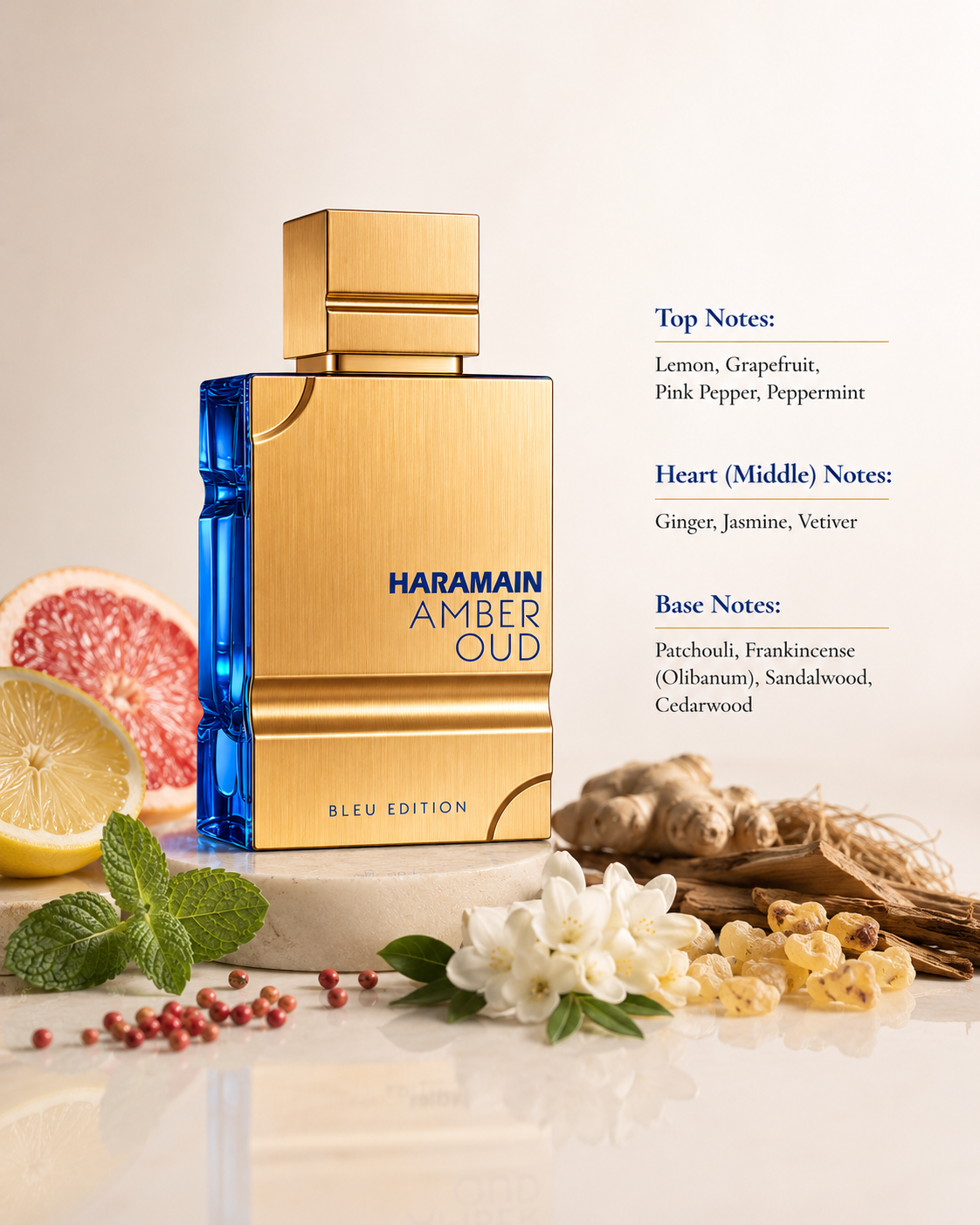 Al Haramain Amber Oud Bleu Edition 100ml EDP - Unisex